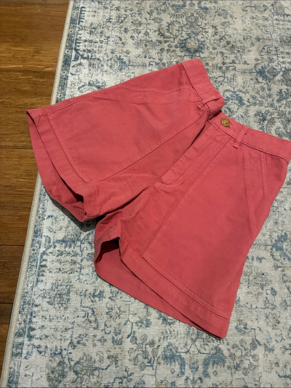 Big Bud Press - Women’s High-Waist Coral Shorts - work shorts - XS